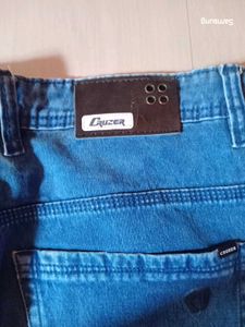 Blue Flare Leg Denim Jeans