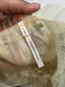 Sheer Embellished Tulle Top