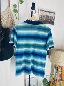 Striped Lacoste Polo Shirt