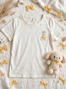 Cute Bunny Patch T-Shirt