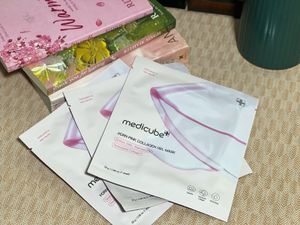 Medicube PDRN Pink Collagen Gel Mask pack of 3