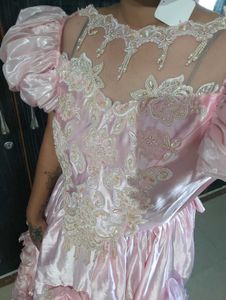 Elegant Pink Party Dress Pinterest style