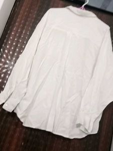 Classic White Button-Up Shirt