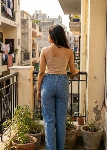 High-Waisted Flare Jeans