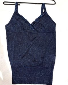 Sparkly Blue Camisole Top