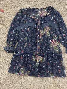Beautiful Floral Print Blouse