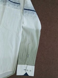 Stylish White Men's Shirt
