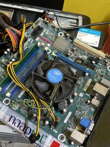 Intel Desktop Motherboard  2 gb ram complete set