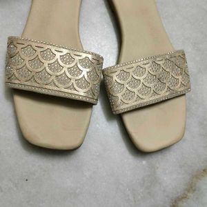 Embellished Flat Sandals