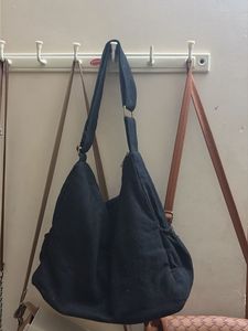 Stylish Black Hobo Bag