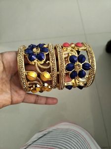 Combo Offer 2 Set Bangles With Free White Band