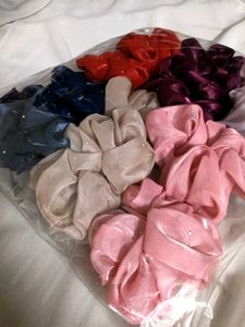 New Organza Scrunchie (Set Of 12)