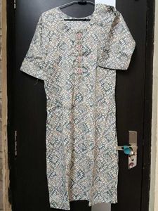 Designer Printed Cotton Kurta
