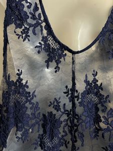 Sheer Lace Overlay Dress