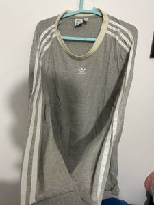 Adidas Grey Long Sleeve Top