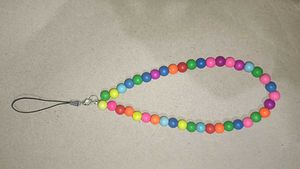 Colorful Beaded Phone Charm Strap