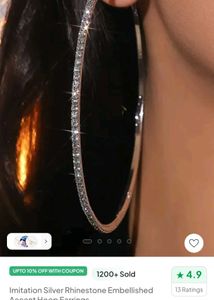 Newme Silver Hoop Earrings