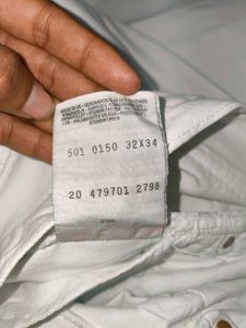 Levi's '501 Original' Jeans (White)