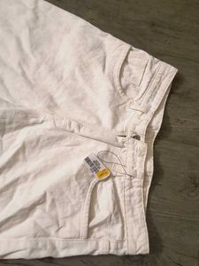 Off- White Wide-Leg High-Waist Jeans