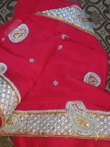 New Saree Only Blouse Stitched Not Even Wore Single Time