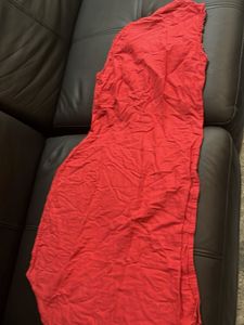biba Red Sleeveless Tunic Top