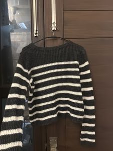 Striped Knit Sweater