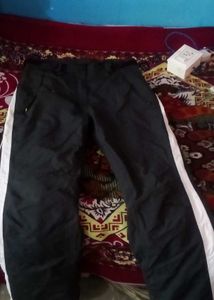 Men's Black & White Track Pants