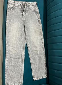 faded denim H&M jeans