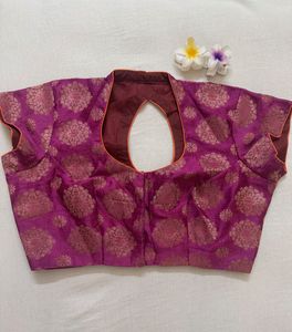 Designer Banarasi Silk Blouse 🌺
