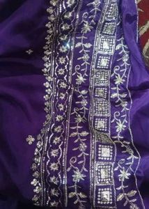 Stunning Purple Embroidered Lehenga Choli