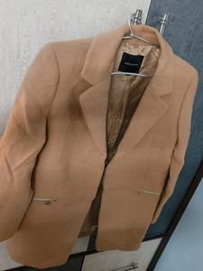 Beige Over Coat With Two Pockets