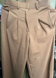 High Waisted Wide Leg Trousers