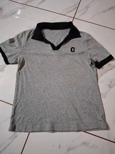 Grey Collared T-Shirt