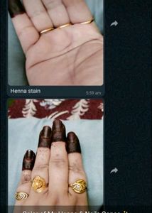 eeffetive mehndi  and nail cone pure organic homem