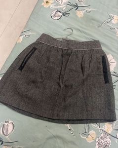 SHEIN Stylish Grey A-line Skirt