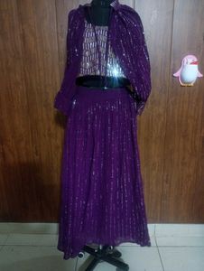 Sparkling Sequin Lehenga Choli Set