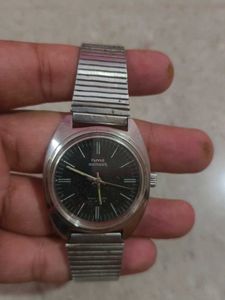 Vintage HMT ABINASH BLACK DIAL Mechanical Watch
