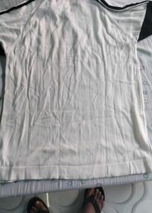 White Striped Polo Shirt