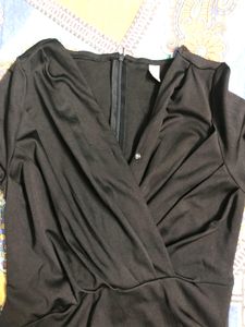 Black Asymmetrical Dress / Date Outfit