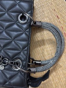 ALDO Chic Quilted Handbag with Embellished Handle