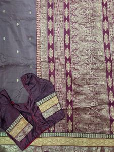 Elegant Silk Saree with Blouse
