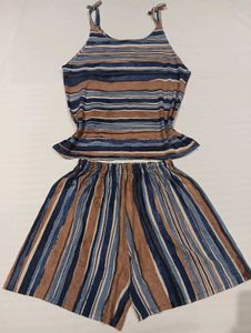 Striped 2-Piece Co-ord Set
