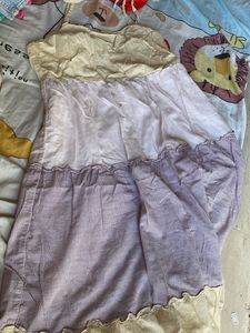 Tiered Tie up Midi Dress - Beachy Vibes