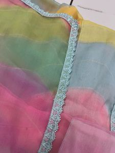 Colorful Striped Saree