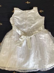 Sparkling White Party Dress for 2yr