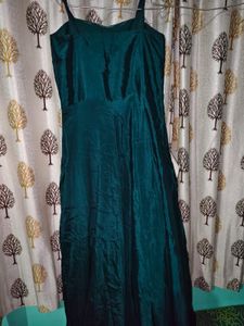 Elegant Teal Ethnic Gown
