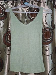 Sparkly V-Neck Tank Top