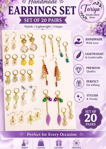 Set of 6 pairs cute earrings