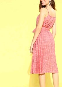 Berrylush Polka Dot Midi Dress