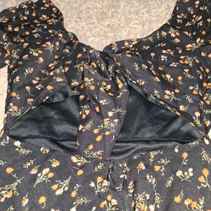 Chic Floral Print Mini Dress
